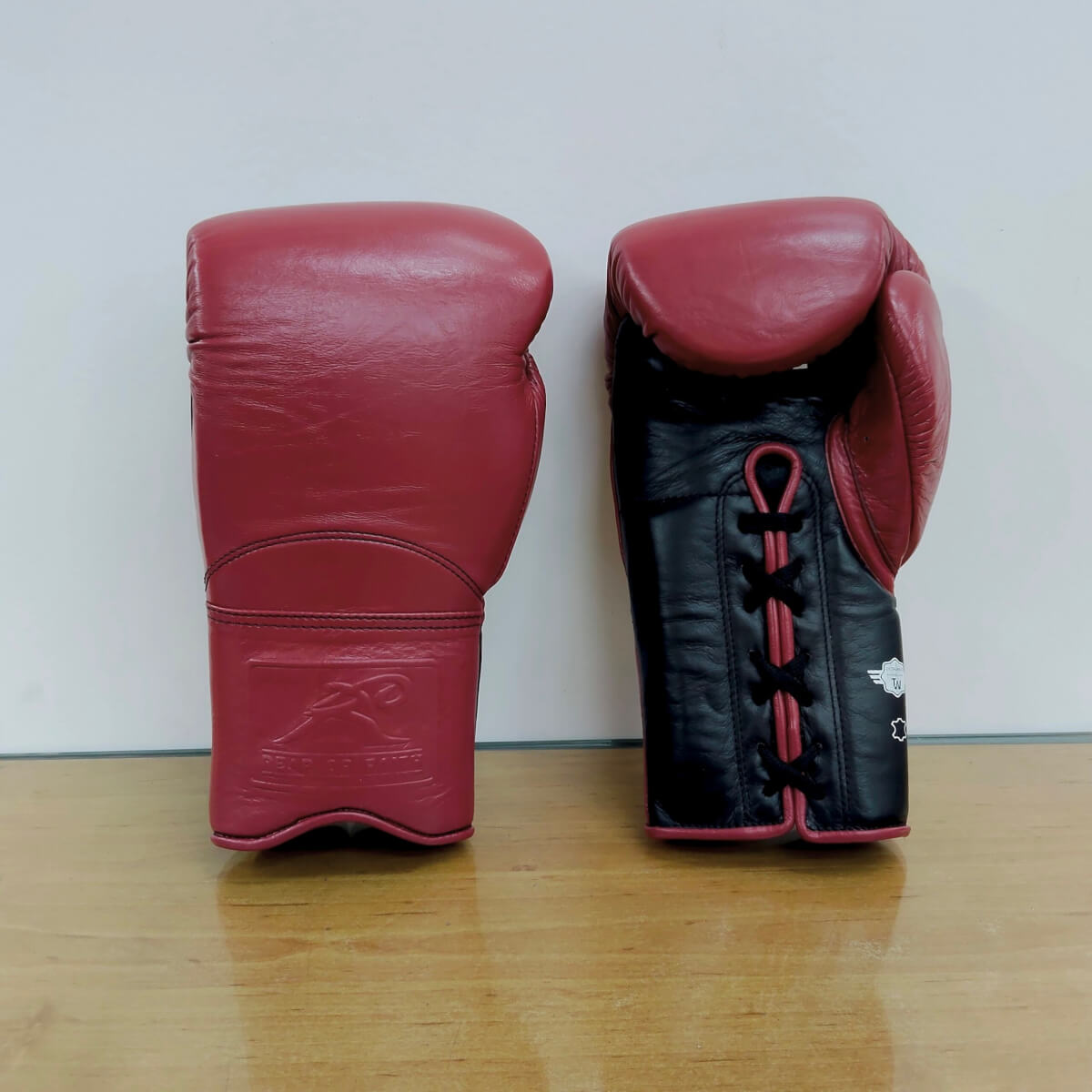 Super Samurai 超級武士 綁繩拳套 酒紅黑