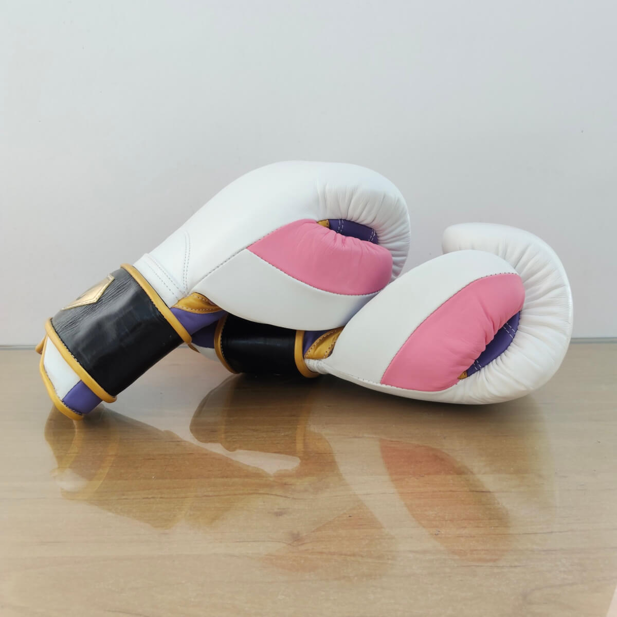 Super Samurai 超級武士 魔術貼拳套 白粉薰衣草