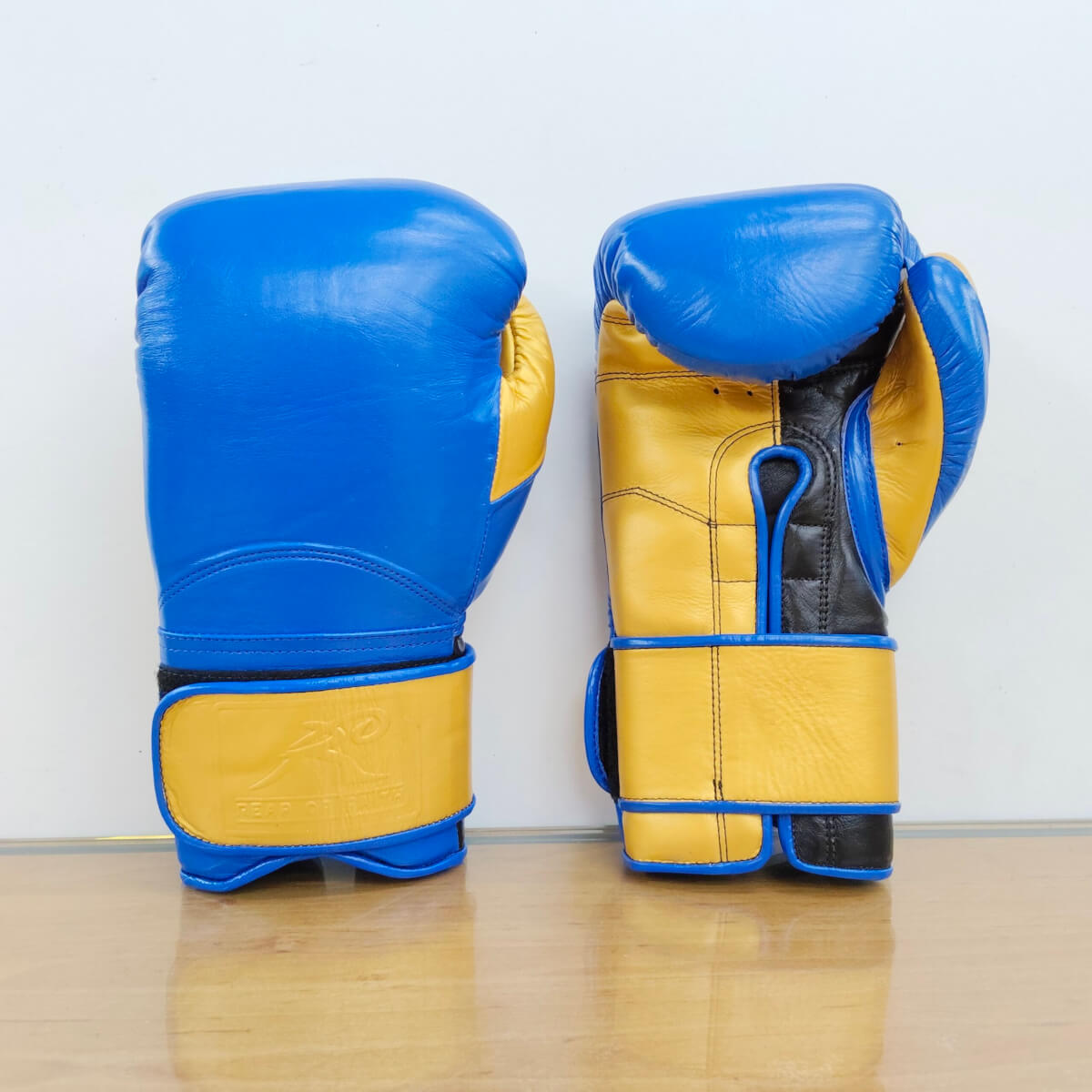 Super Samurai 超級武士 魔術貼拳套 藍金黑